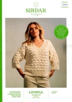 Knitting Pattern - Sirdar 10774 - Loveful DK - Ladies Sweater